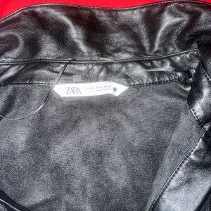 Zara Black Faux Leather Jacket - Timeless Edge